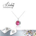 Destiny Round Pendant Crystals From Swarovski Necklace Factory Price